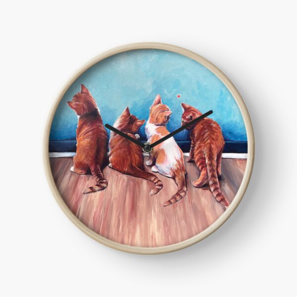 Kittens at Play Clock