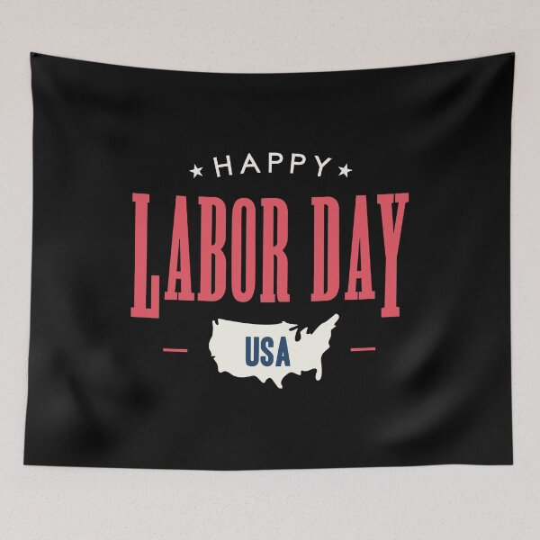 Item preview, Happy Labor Day United States Of America Map designed and sold by FoxLand.