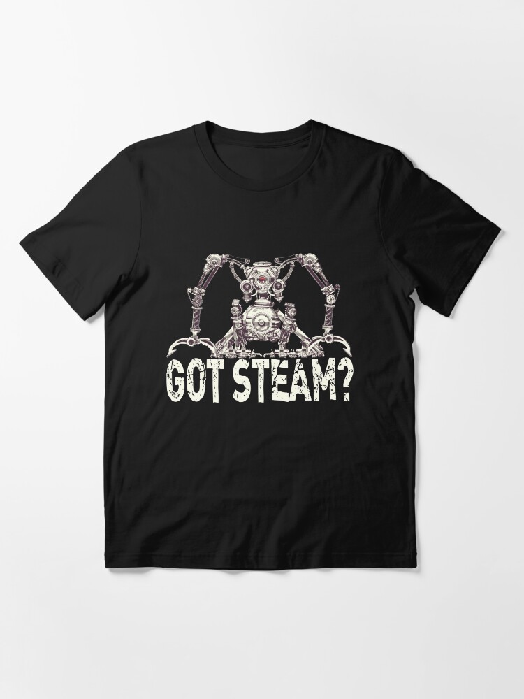 Alternate view of Steampunk / Cyberpunk Robot 'Got Steam?' Steampunk T-Shirts Essential T-Shirt