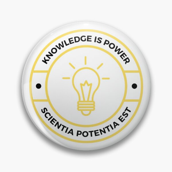 Item preview, knowledge is power / scientia potentia est designed and sold by spsantosDESIGN.