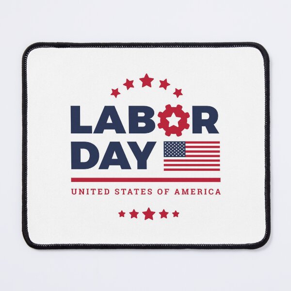 Item preview, Labor Day Celebration With USA Flag designed and sold by FoxLand.