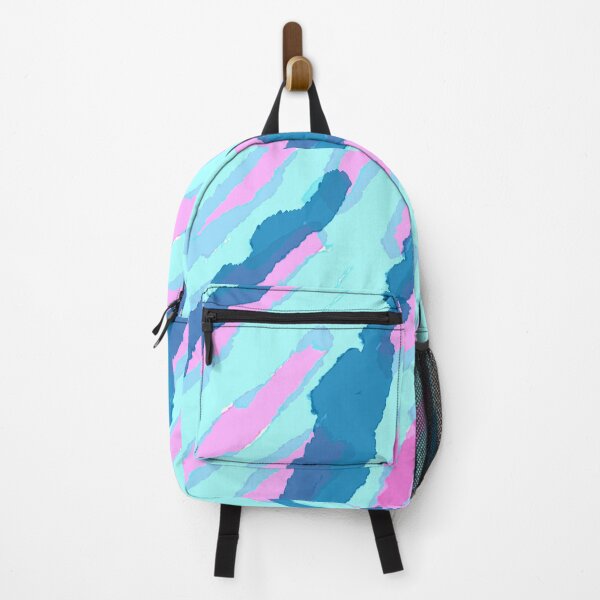 Item preview, watercolor pink blue stripes decor designed and sold by FandomizedRose.