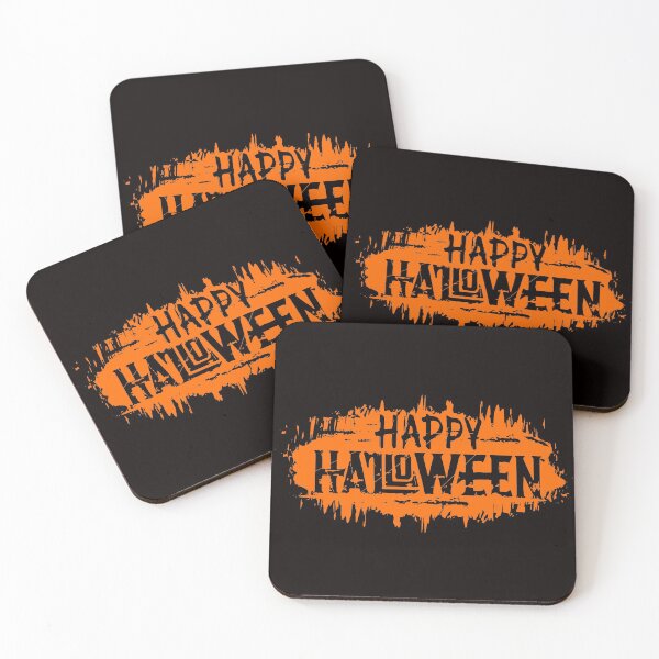 Item preview, Happy Halloween Grunge Style Hand Writing Text Orange designed and sold by WearWolfDesigns.