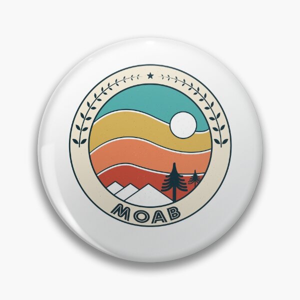 Item preview, Moab Retro Vintage Sunset- Moab Utah Mountain Souvenir - Gift - Hometown - Hiking - Nature designed and sold by HappyTees Lab.