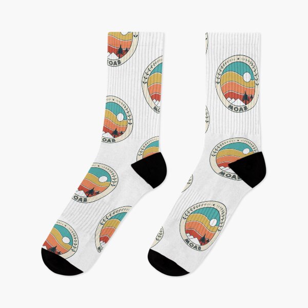 Item preview, Moab Retro Vintage Sunset- Moab Utah Mountain Souvenir - Gift - Hometown - Hiking - Nature designed and sold by HappyTees Lab.