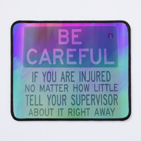 Item preview, be careful sign in abstract by dePace' designed and sold by mrpropcake.