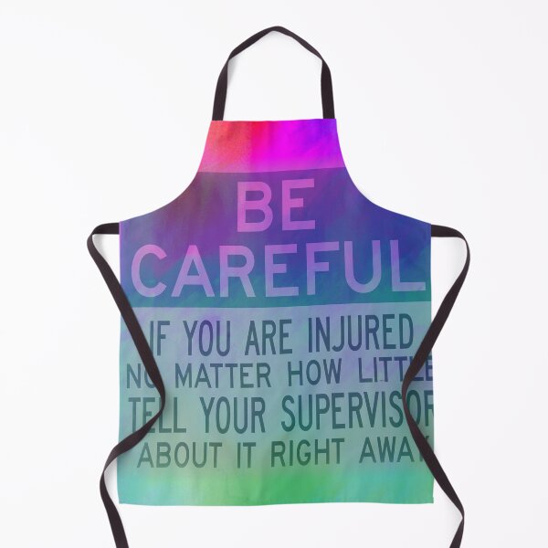 Item preview, be careful sign in abstract by dePace' designed and sold by mrpropcake.