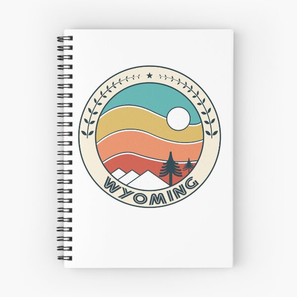Item preview, Wyoming Retro Vintage Sunset - Wyoming Mountain Souvenir - Gift - Hometown - Hiking - Nature designed and sold by HappyTees Lab.