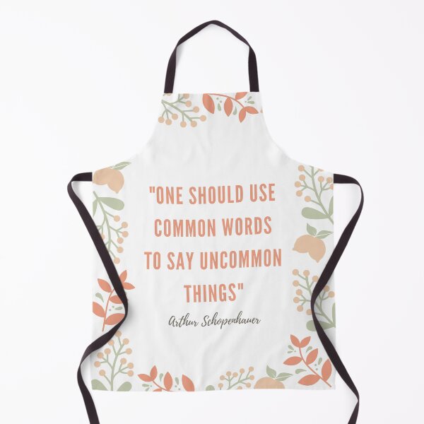 Item preview, Schopenhauer quote with floral design designed and sold by SaraTug.