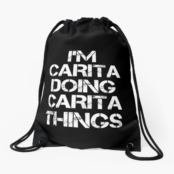 Carita Drawstring Bags for Sale Redbubble