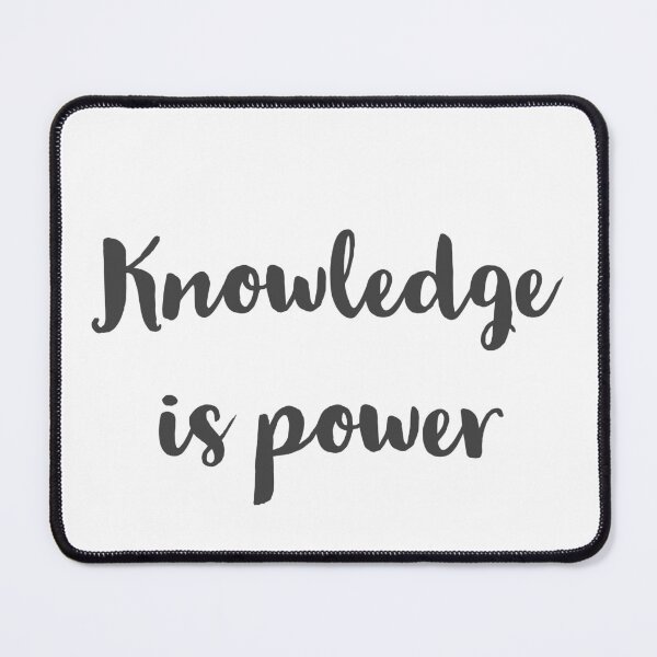 Item preview, Knowledge is power designed and sold by Inspirationmotivation.