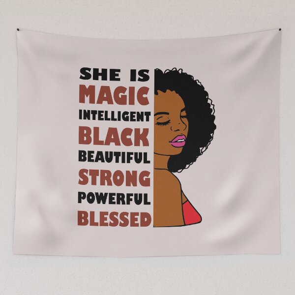 Item preview, Black Women Glow Differently  designed and sold by SweetbeStore.