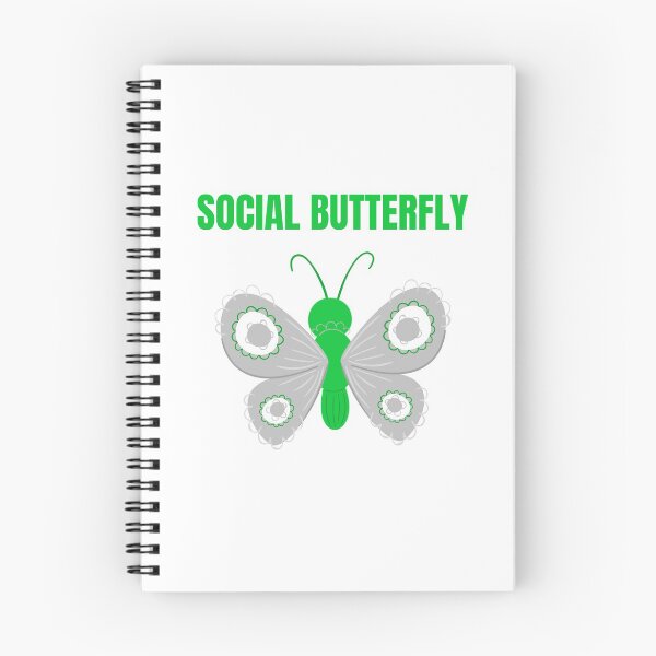 Aperçu de l'œuvre PAPILLON SOCIAL - Drôle créée et vendue par Designs2Excite.