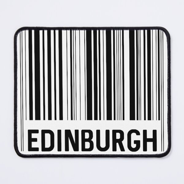 Item preview, Edinburgh Bar Code Design (Black) designed and sold by MacPean.