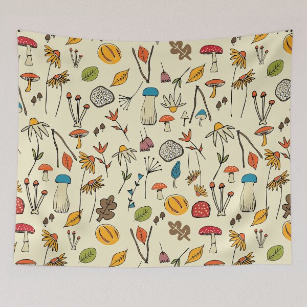Item preview, Autumn Botanical Ivory designed and sold by susycosta.
