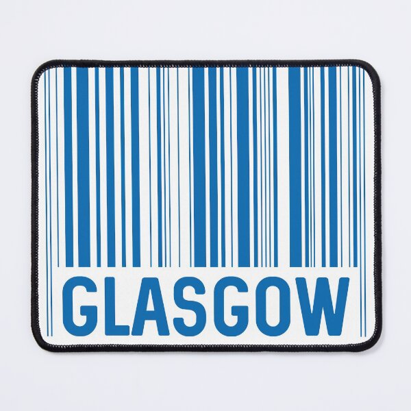 Item preview, Glasgow Bar Code Design (Scottish Saltire Blue) designed and sold by MacPean.