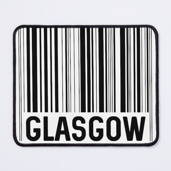 Item preview, Glasgow Bar Code Design (Black) designed and sold by MacPean.