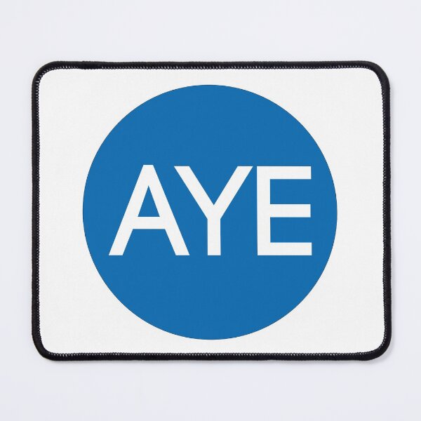 Item preview, AYE, Scottish Independence Saltire Flag Coloured Circle Design designed and sold by MacPean.