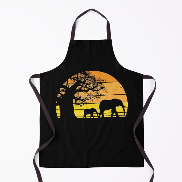 Item preview, Elephant Safari Vintage Sunset Baobab Africa Flag designed and sold by d247.