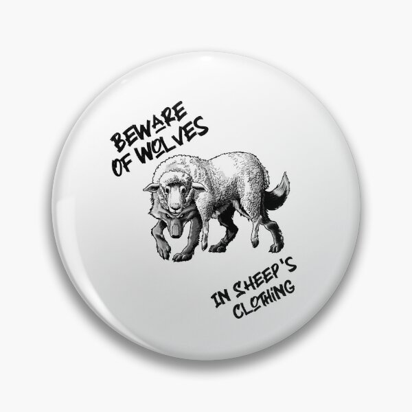 Item preview, Beware of Wolves in sheep's clothing designed and sold by VicFreedomind.
