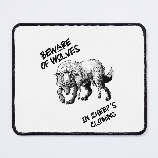 Item preview, Beware of Wolves in sheep's clothing designed and sold by VicFreedomind.