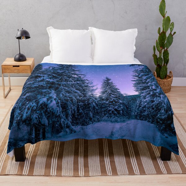 Item preview, snowy trees in a fantastic forest designed and sold by DOKU_TEAM SHIRT.