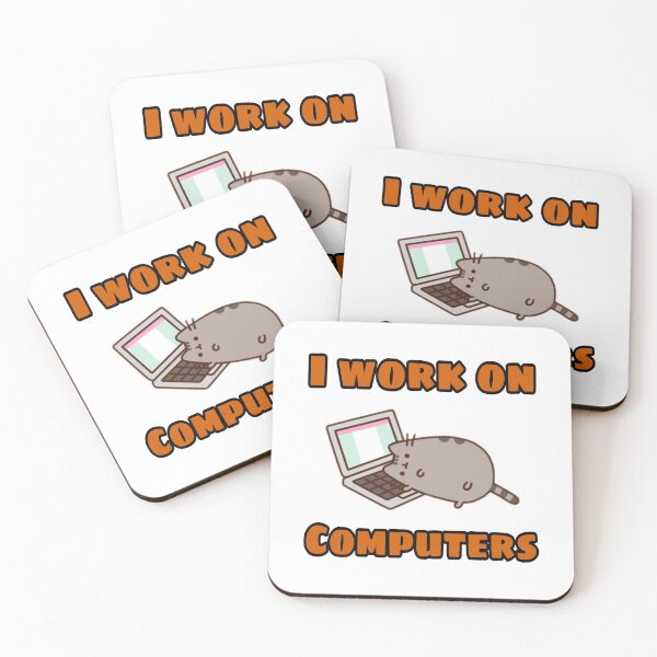 Item preview, Funny Cats And Computers Halloween Kitty For Pet Lovers designed and sold by ShopDisct.