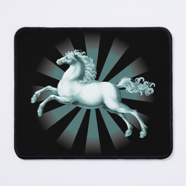 Item preview, Majestic White Carousel Style Leaping Horse designed and sold by thecooltable.