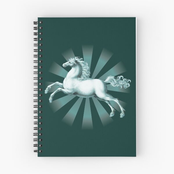 Item preview, Majestic White Carousel Style Leaping Horse  designed and sold by thecooltable.