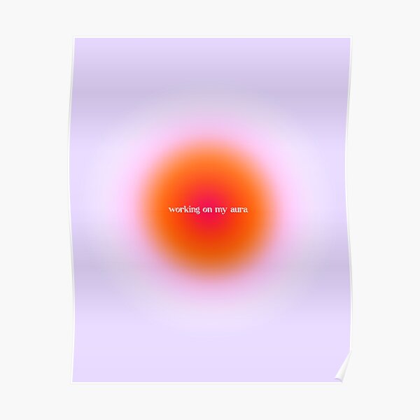 Working On My Aura Gradient, SZA Love Galore Poster
