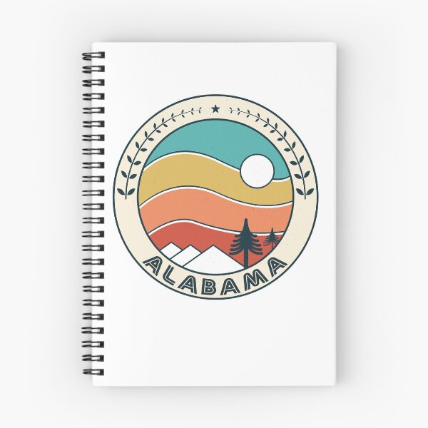 Item preview, Alabama Retro Vintage Sunset- Alabama Mountain Souvenir - Gift - Hometown - Hiking - Nature designed and sold by HappyTees Lab.