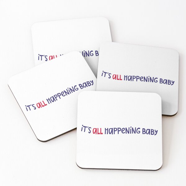 Item preview, It's all happening baby (just text) designed and sold by medusabyaguss.