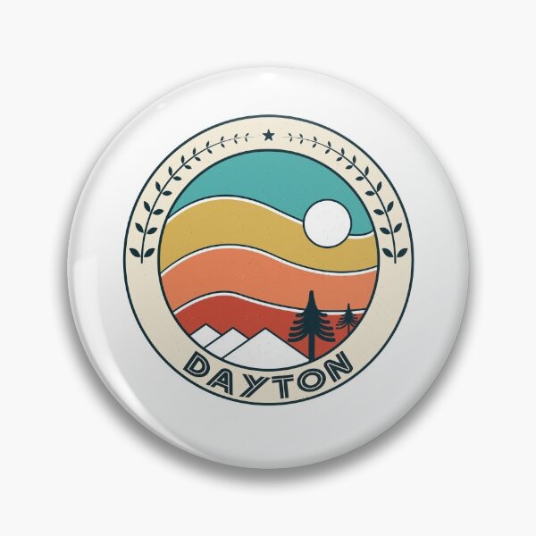 Artikelvorschau, Dayton Retro Vintage Sunset - Dayton Ohio Mountain Souvenir - Geschenk - Heimatstadt - Wandern - Natur entworfen und verkauft von HappyTees Lab.