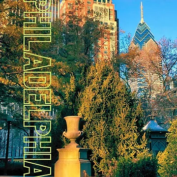 Artwork thumbnail, Sunset In Rittenhouse Square Philadelphia by PHLDesign
