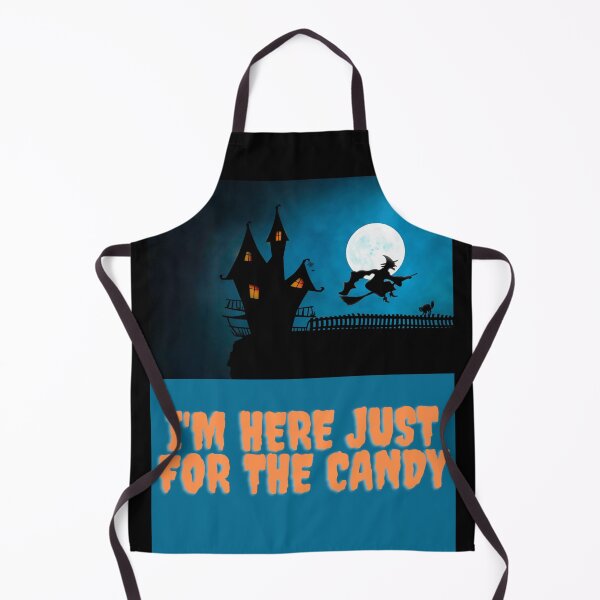 Item preview, Im here just for the candy - Flying witch designed and sold by CreativeFrog.