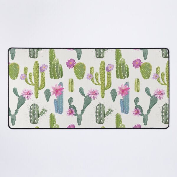 Item preview, Watercolor Cactus with Pink Blooms designed and sold by Pink Pineapple Works.