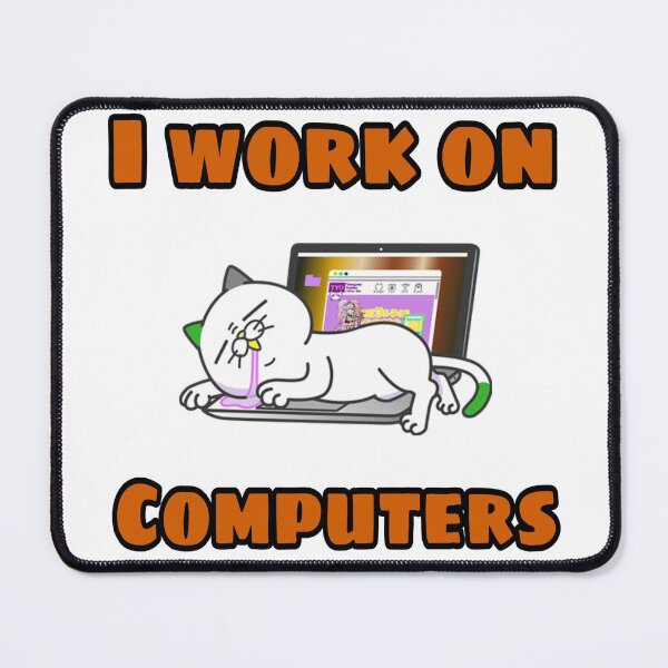 Item preview, Funny Cats And Computers Halloween Kitty For Pet Lovers designed and sold by ShopDisct.