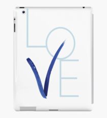 Love Brush Blue iPad Case/Skin