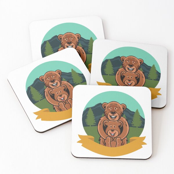 Item preview, wonderful bear couple sticker designed and sold by Stylish-choice.
