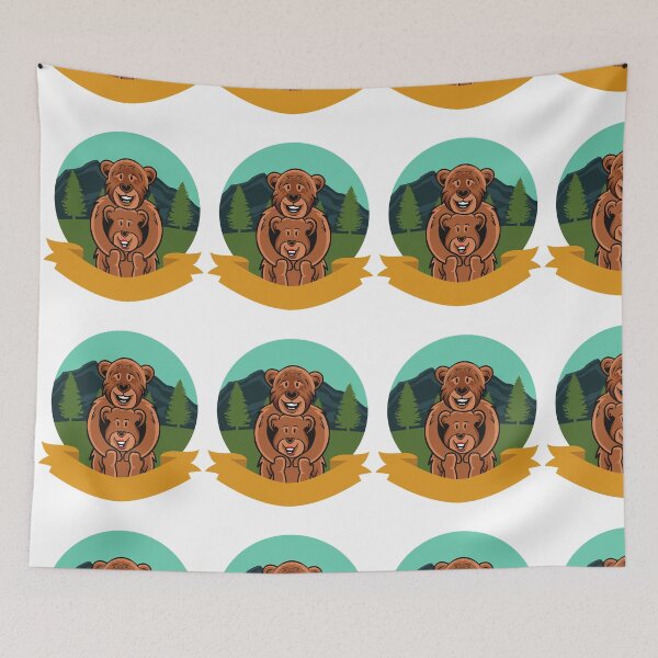 Item preview, wonderful bear couple sticker designed and sold by Stylish-choice.