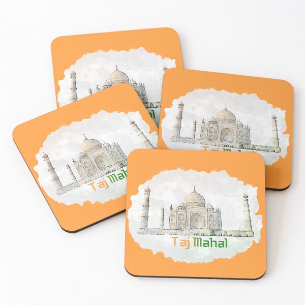 Item preview, Taj Mahal Splatter Watercolor   designed and sold by KrisSidDesigns.