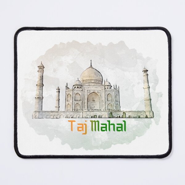 Item preview, Taj Mahal Splatter Watercolor   designed and sold by KrisSidDesigns.