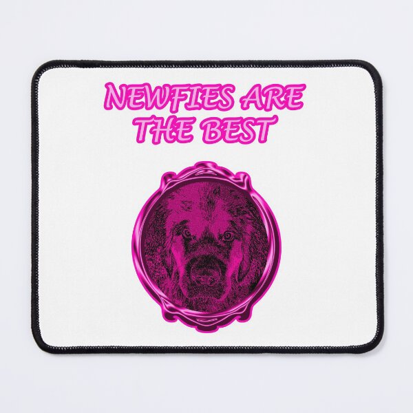 Artikelvorschau, Neufundländer Hund Schwarz Rosa entworfen und verkauft von Moonyflower.