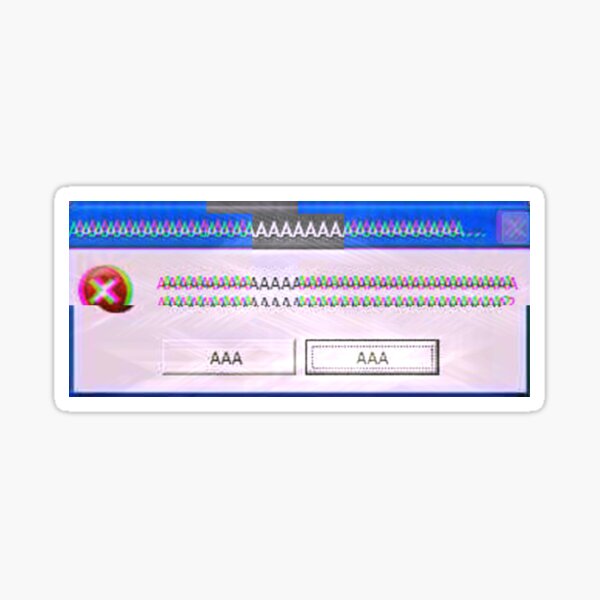 Vista previa del artículo con la obra «Error de Windows», diseñado y vendido por igne5.