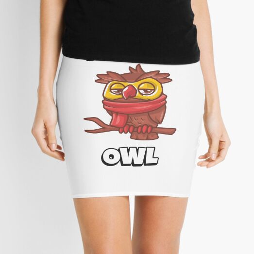 Night Owl - Funny Mini Skirt