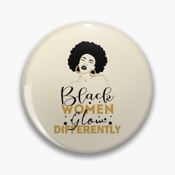 Item preview, Black Women Glow Differently  designed and sold by SweetbeStore.