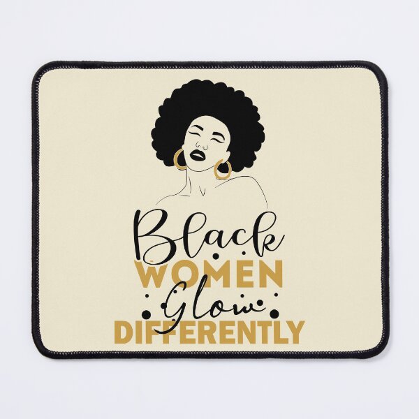 Item preview, Black Women Glow Differently  designed and sold by SweetbeStore.