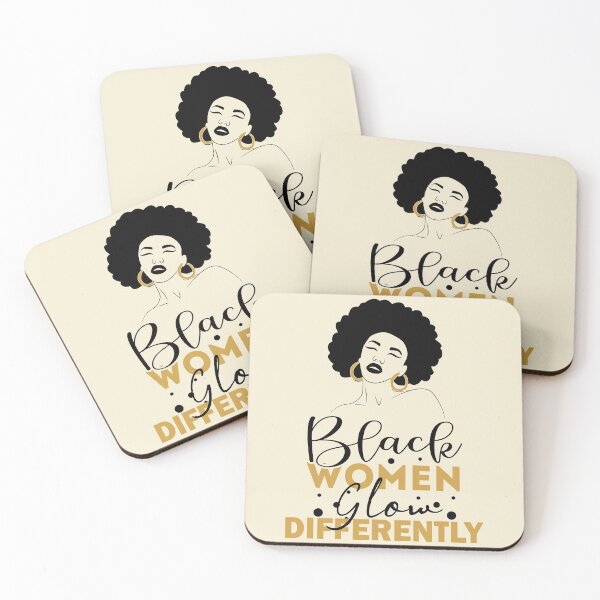 Item preview, Black Women Glow Differently  designed and sold by SweetbeStore.