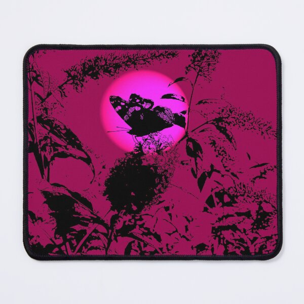 Item preview, Butterfly on pink flower designed and sold by Moonyflower.