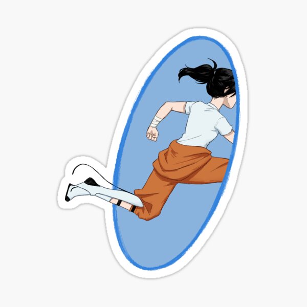 Portal test subject sticker Sticker
